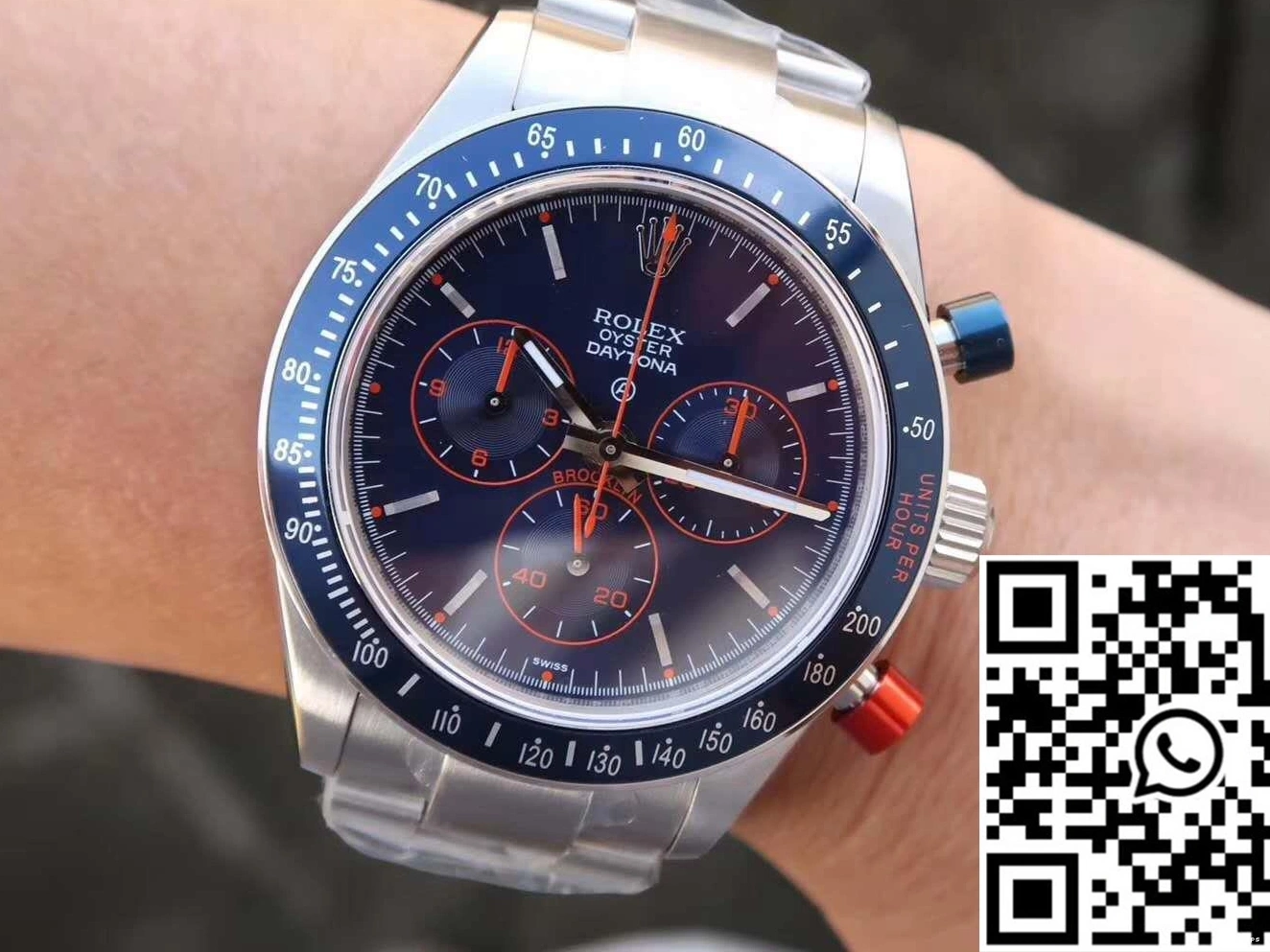 Factory Blue Daytona Cosmograph BP Dial Rolex 1211